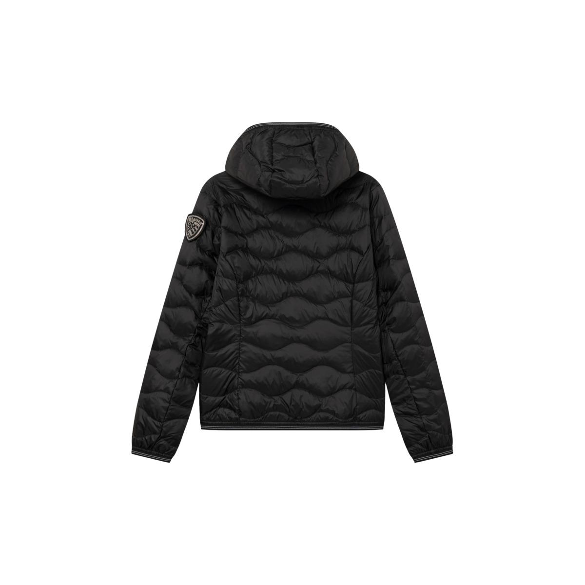 Blauer Camelia Steppjacke schwarz