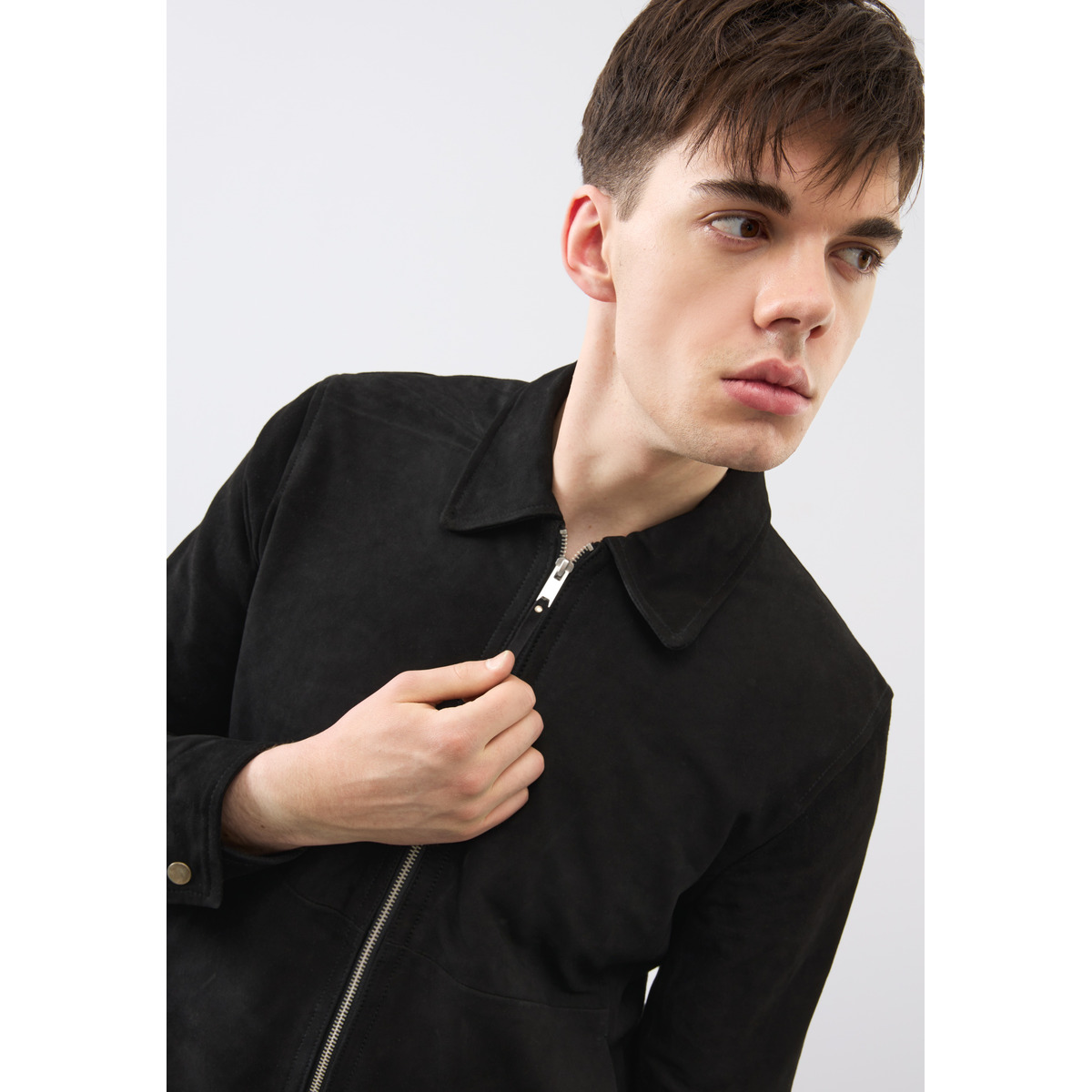 Bolongaro Trevor Timothy Jacket Lederjacke schwarz