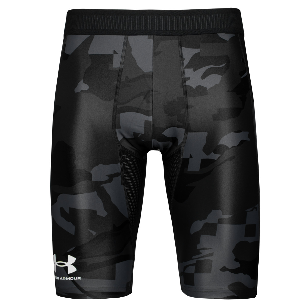 Under Armour Iso-Chill Compression Print Long Shorts schwarz