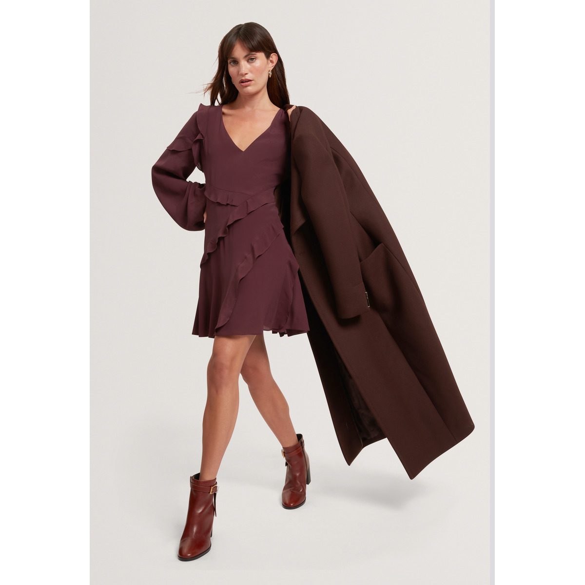 Ted Baker NEIRA Minikleid bordeaux