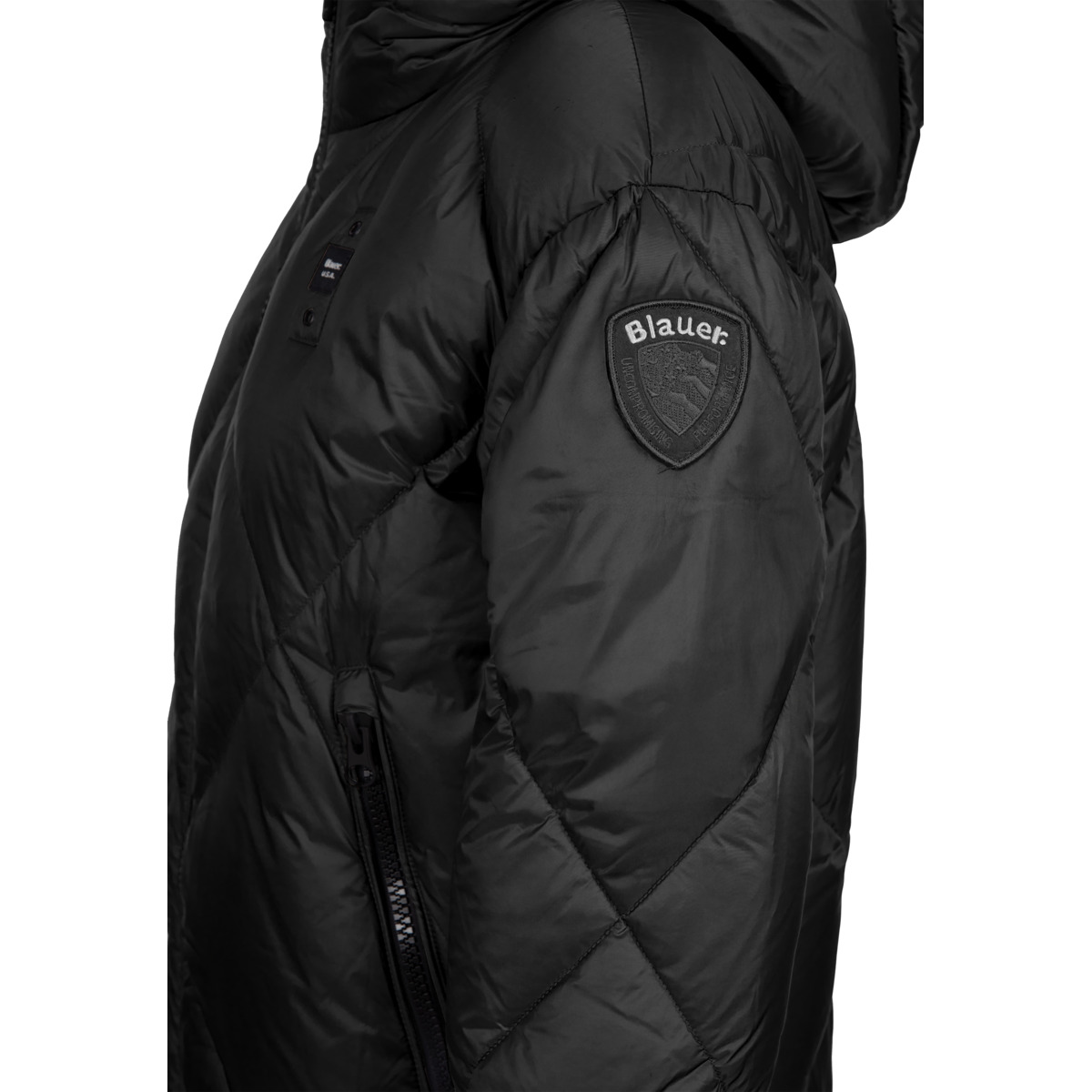 Blauer Lamartine Daunenjacke schwarz