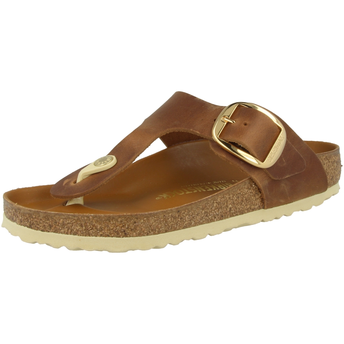 Birkenstock Gizeh Big Buckle Naturleder Sandale normal braun