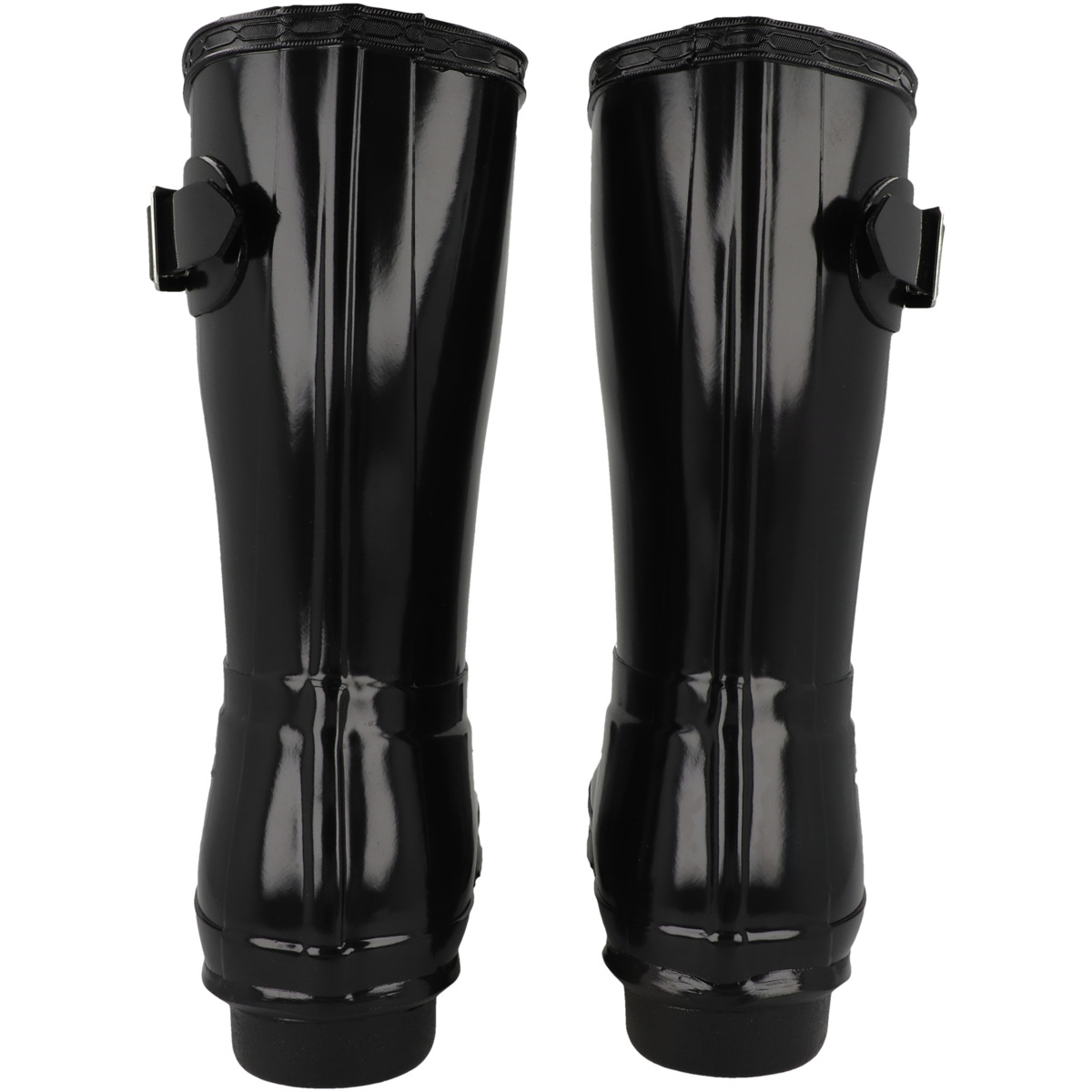 Hunter Womens Original Short Gloss Boot Gummistiefel schwarz