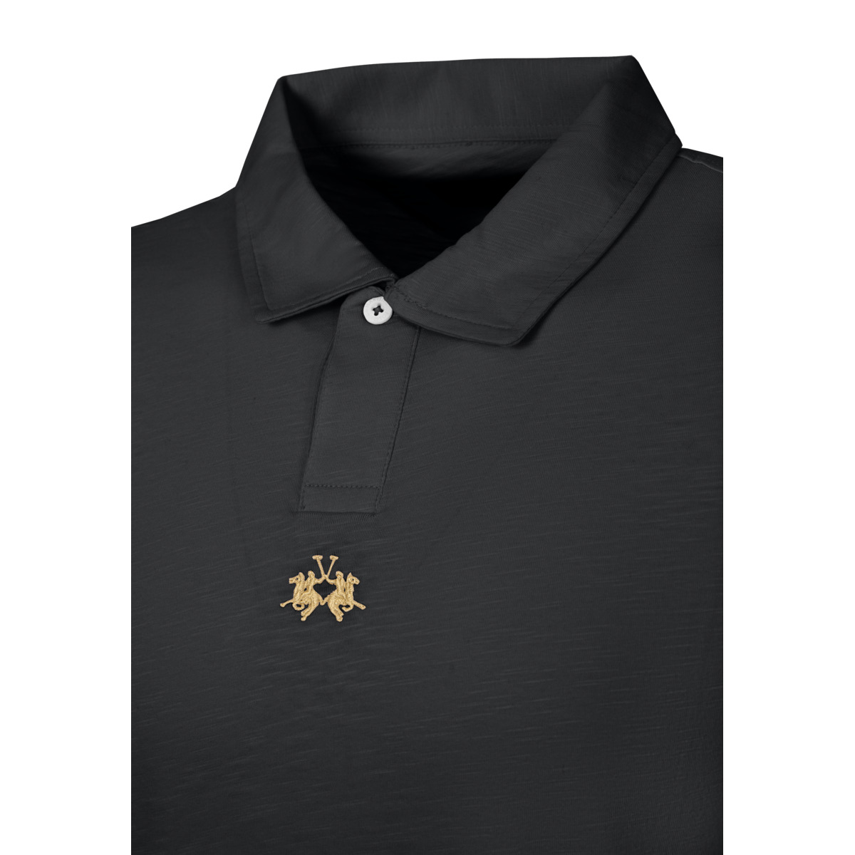 La Martina CCMP05 Poloshirt schwarz