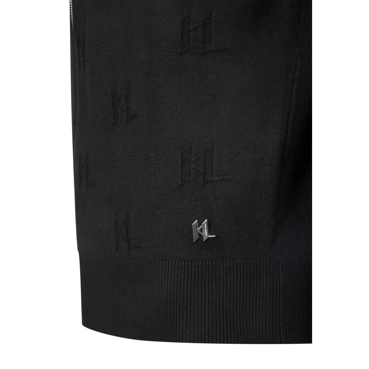 KARL LAGERFELD 655016 Strickjacke schwarz