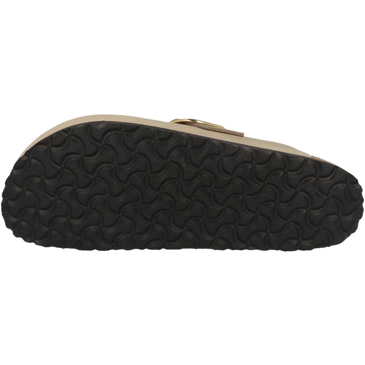Birkenstock Boston Big Buckle Nubukleder geölt Clogs schmal hellbraun