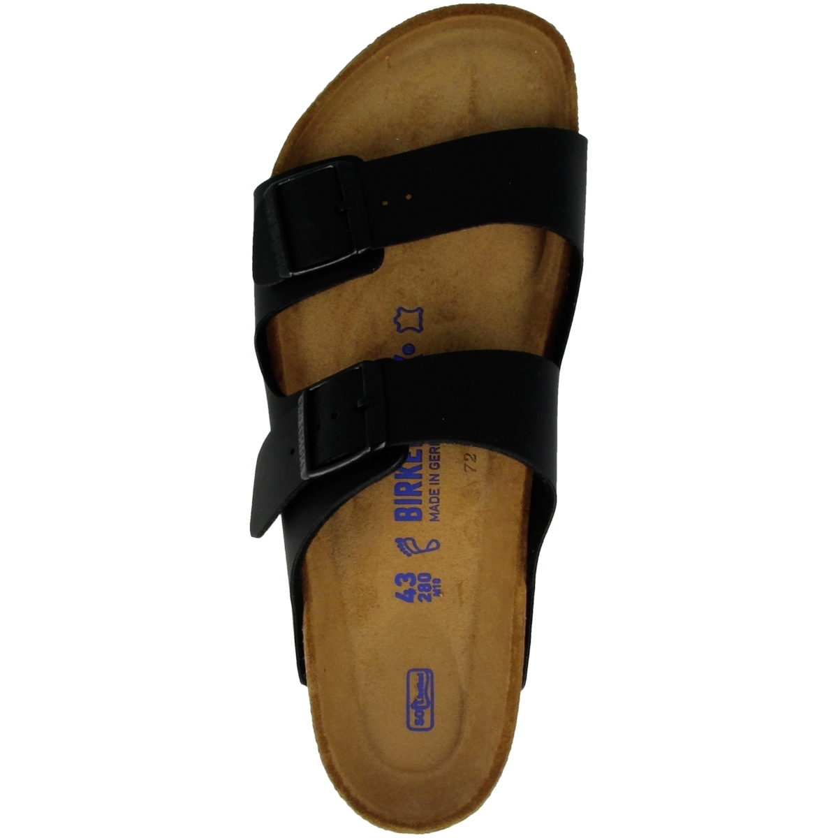 Birkenstock Arizona SFB Birko-Flor Sandale Weichbettung normal schwarz