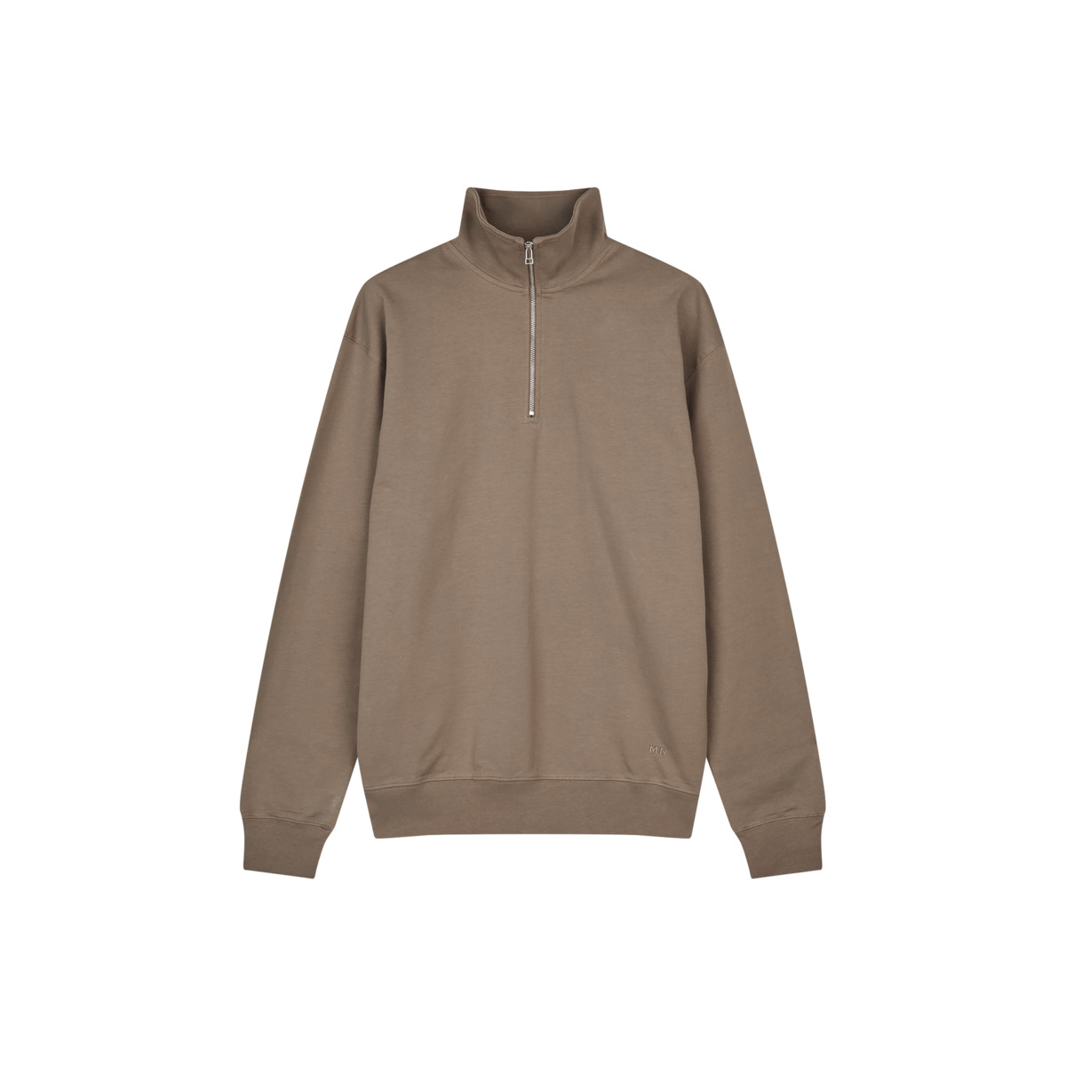 Mads Norgaard Light Terry Hans Half zip Sweatshirt braun
