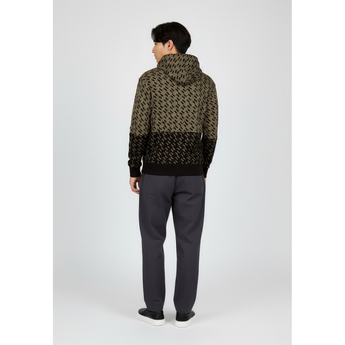 KARL LAGERFELD 705109 Hoodie dunkelgruen