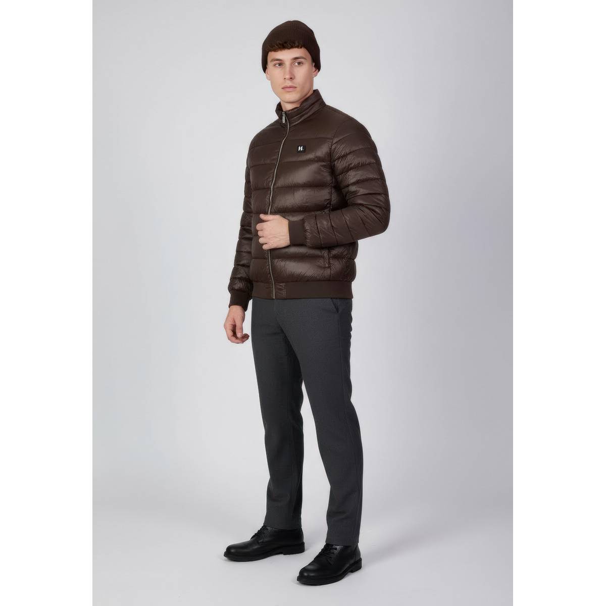 KARL LAGERFELD 505090 Blousonjacke dunkelbraun