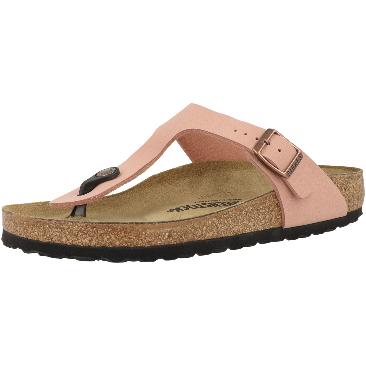 Birkenstock Gizeh Birko-Flor Nubuk Zehensandale normal rosa