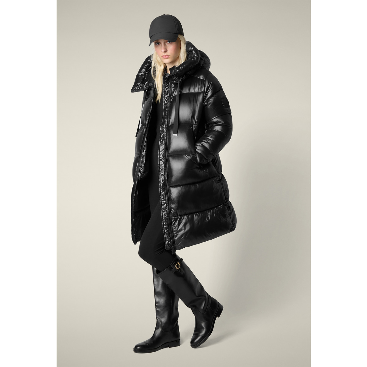 Save the Duck Isabel Steppmantel schwarz