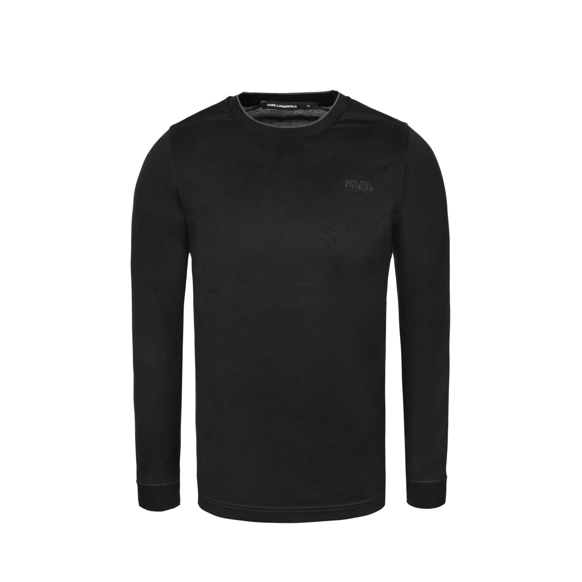 KARL LAGERFELD 755001 Langarmshirt schwarz