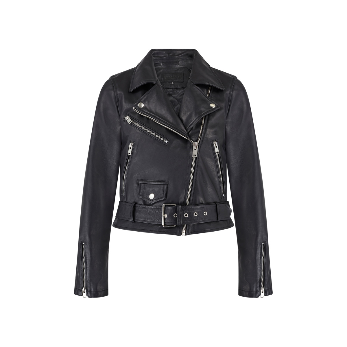 Bolongaro Trevor Sarah Biker Lederjacke schwarz