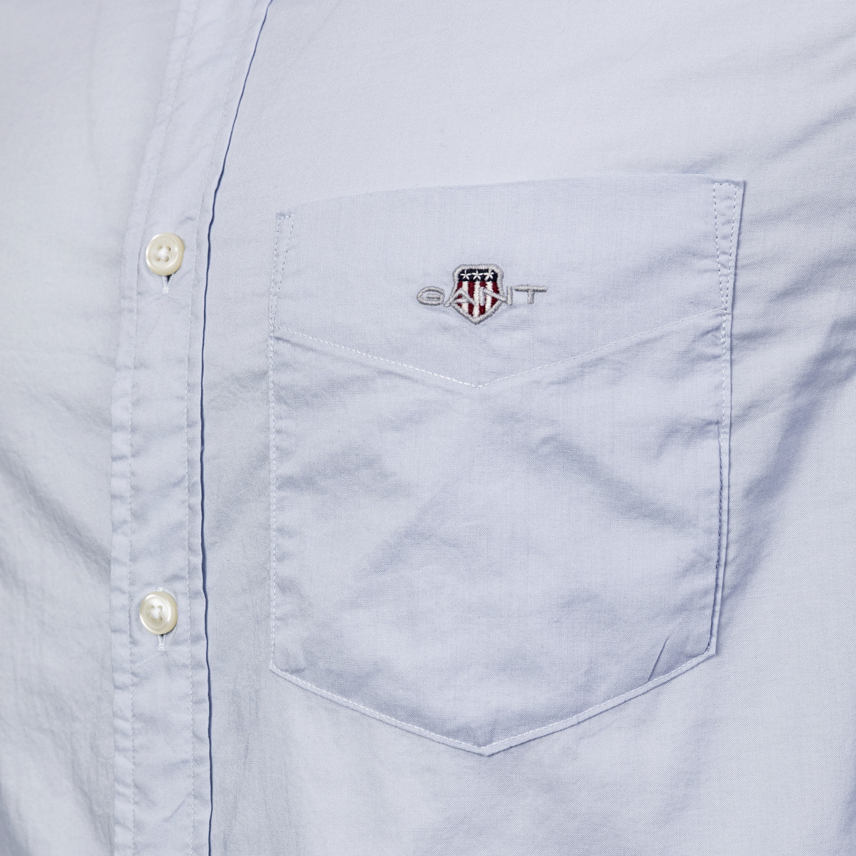 GANT Reg Classic Poplin Hemd hellblau
