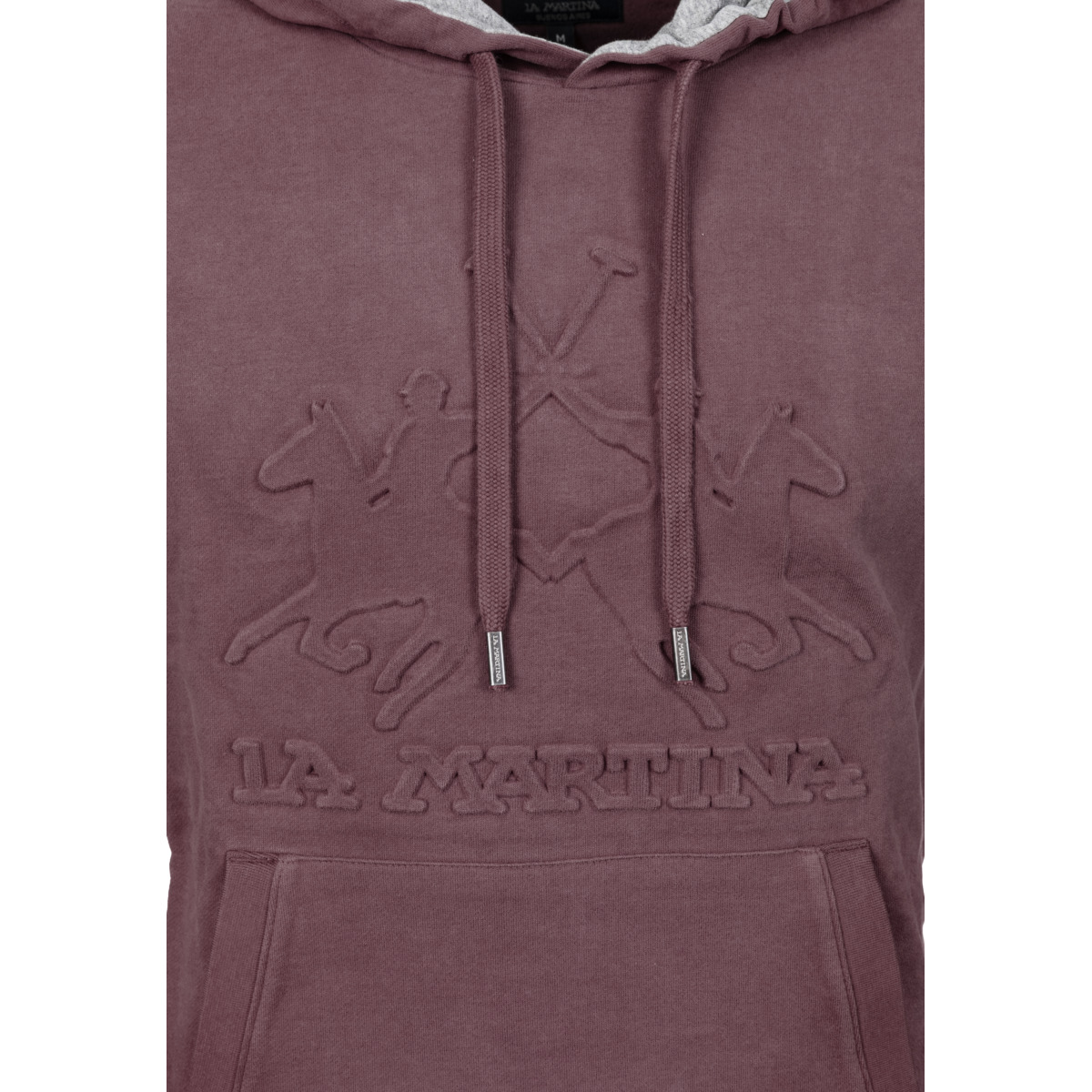 La Martina MBF010 Kapuzenpullover bordeaux