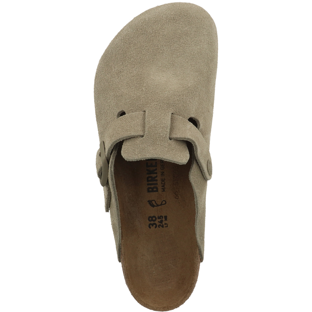 Birkenstock Boston Veloursleder Clogs normal beige