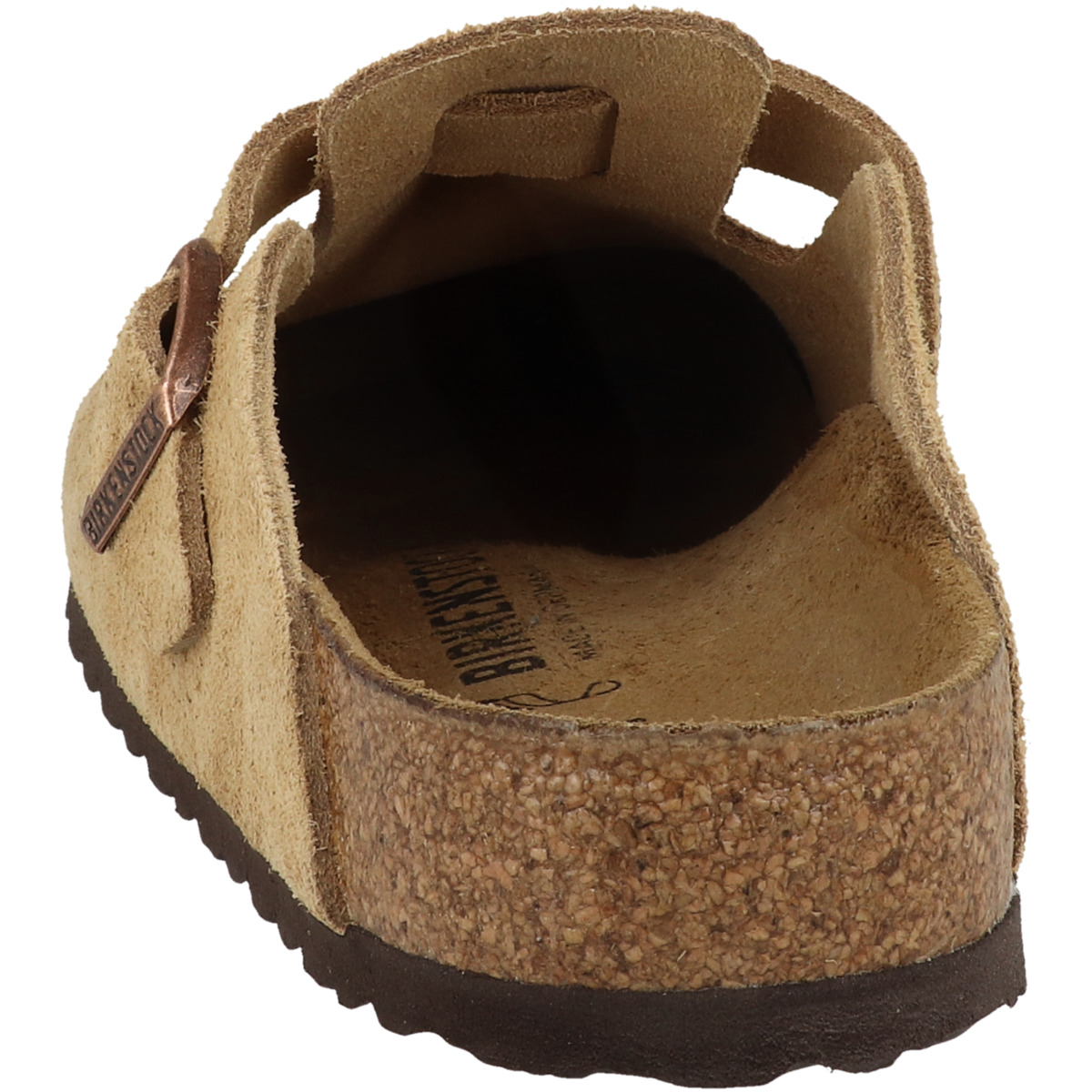 Birkenstock Boston Veloursleder Clogs normal hellbraun