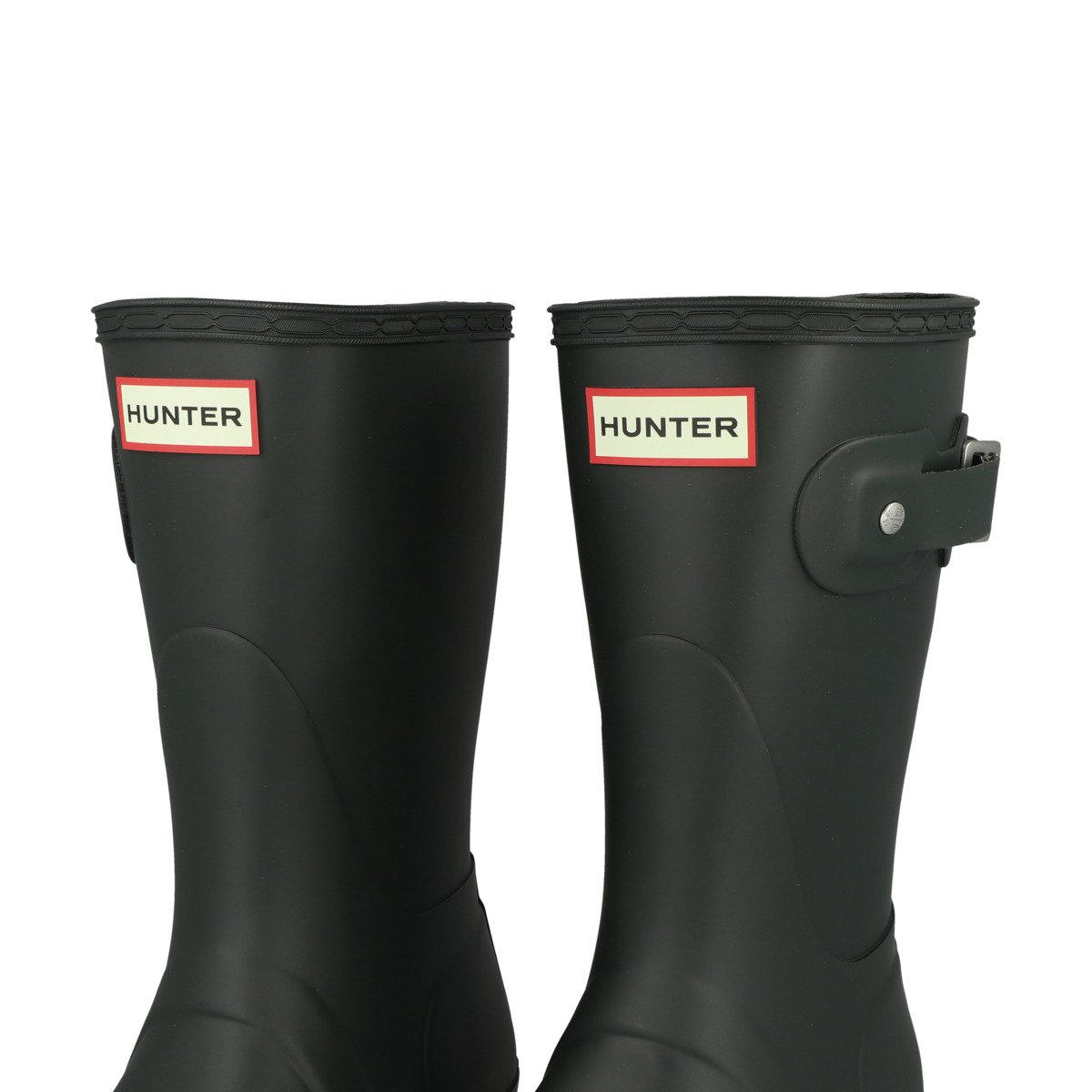 Hunter Womens Original Short Boot Gummistiefel dunkelgruen