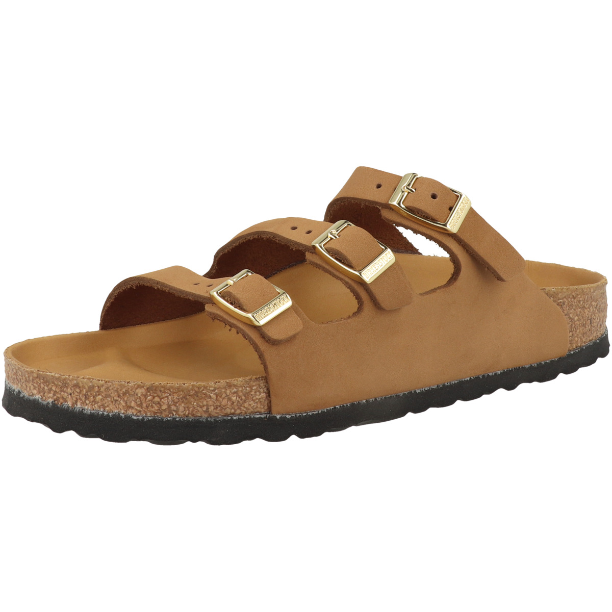 Birkenstock Florida Fresh Nubukleder Sandale schmal braun