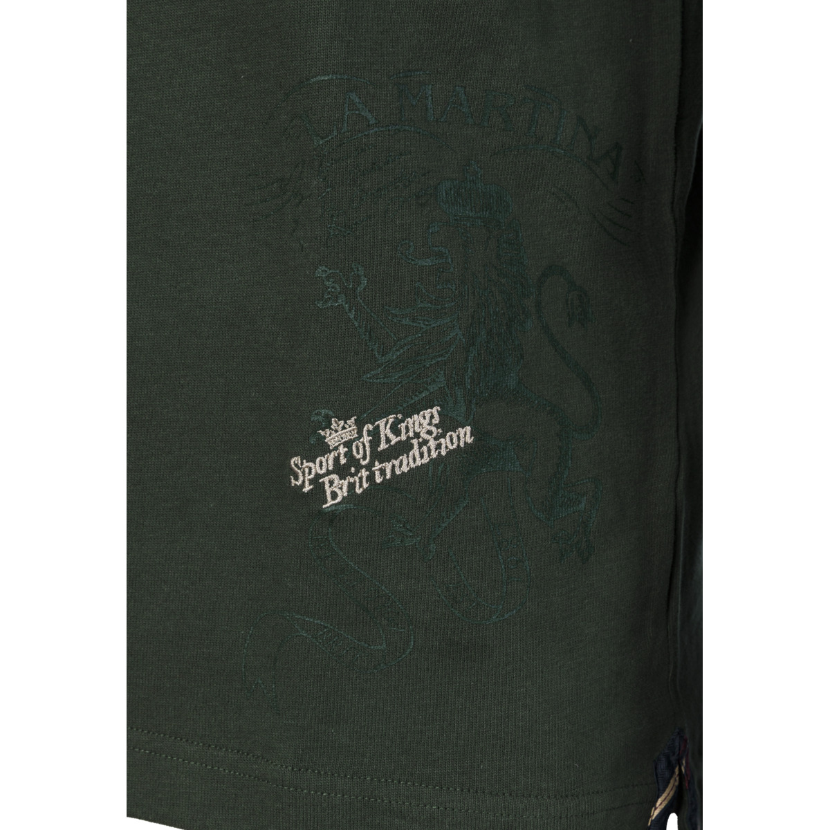 La Martina MBP600 Poloshirt LS dunkelgruen