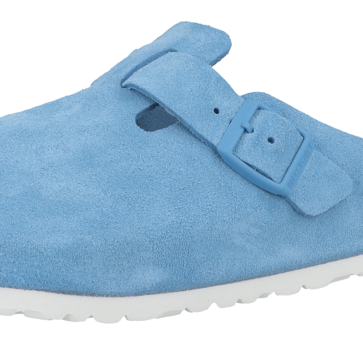 Birkenstock Boston Veloursleder Clogs normal blau