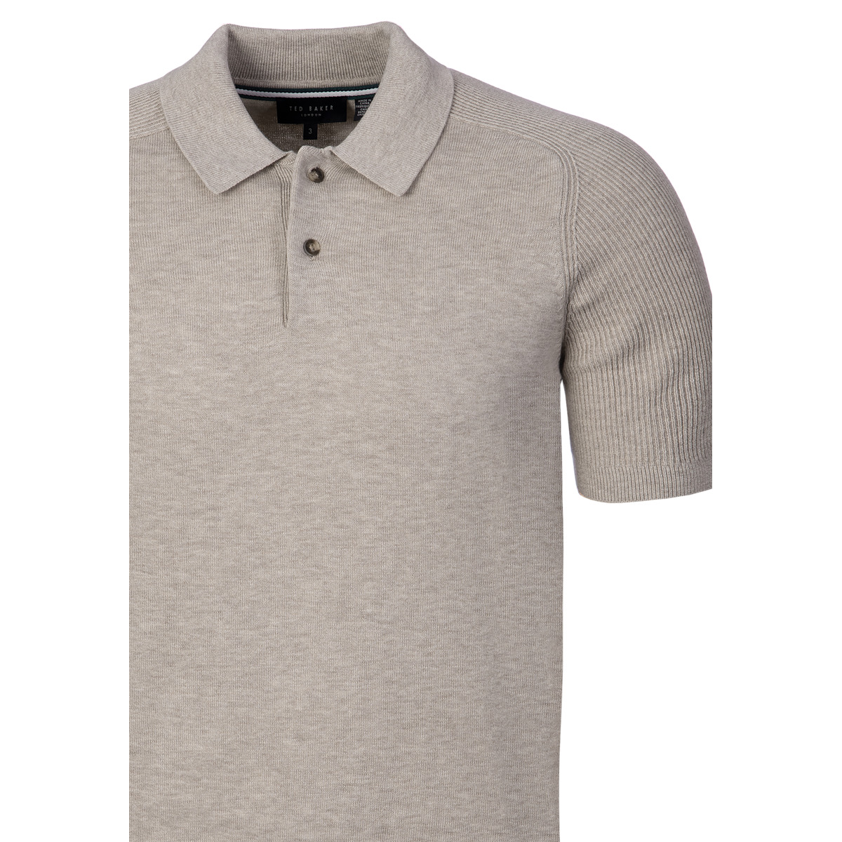 Ted Baker Otiso Poloshirt grau/braun