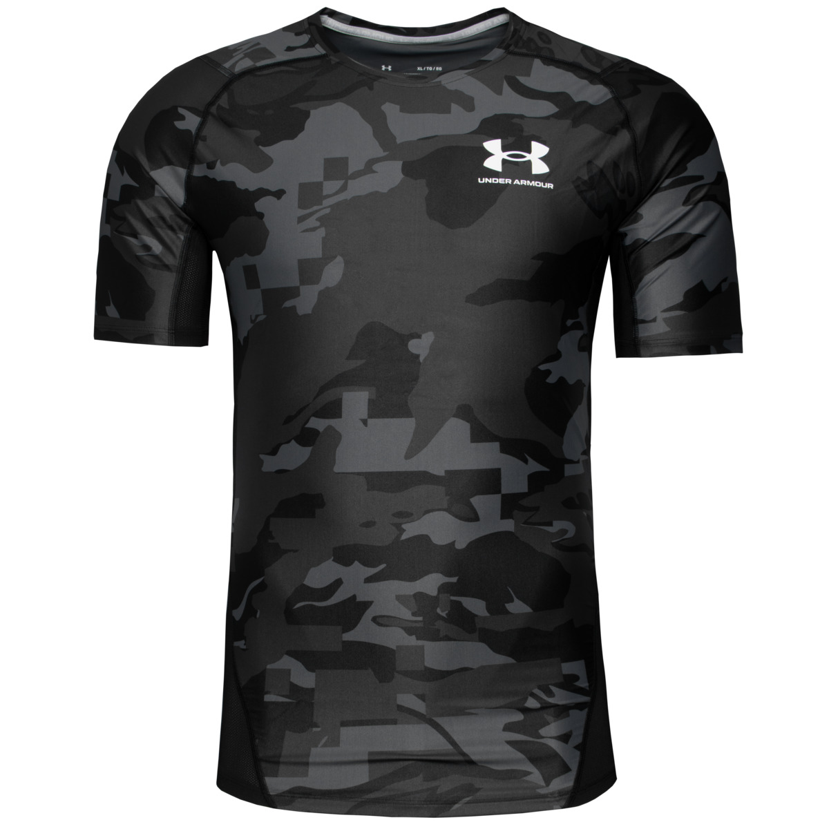 Under Armour Iso-Chill Compression Printed Short Sleeve Funktionstshirt schwarz