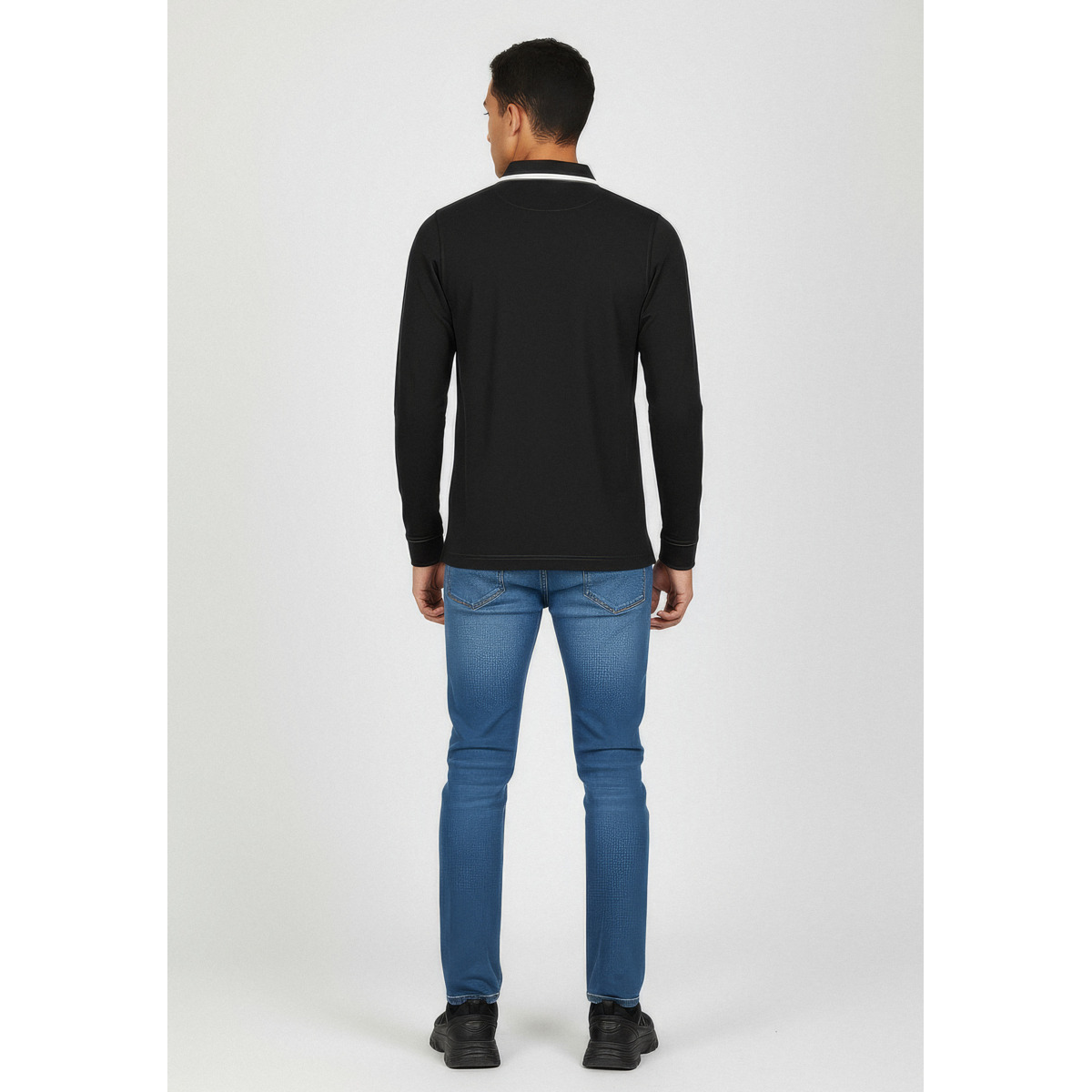 KARL LAGERFELD 745005 Poloshirt schwarz