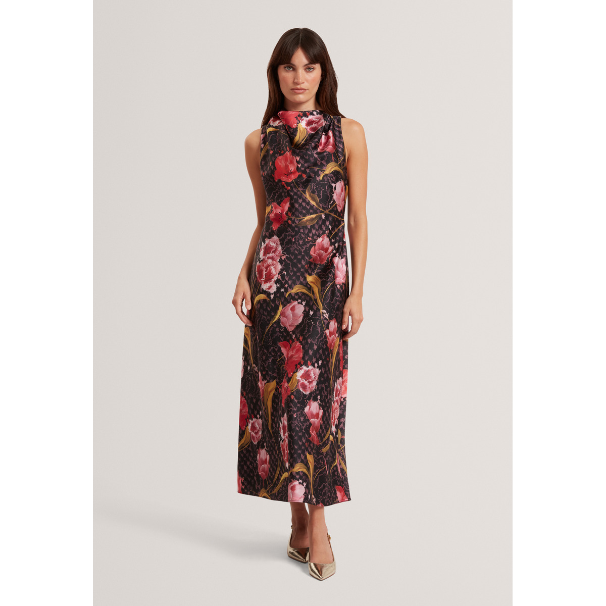 Ted Baker TWILLI Midikleid schwarz