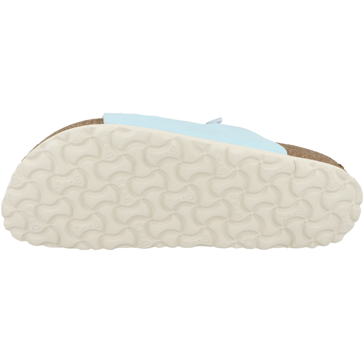 Birkenstock Florida Birko-Flor Nubuk Sandale schmal blau