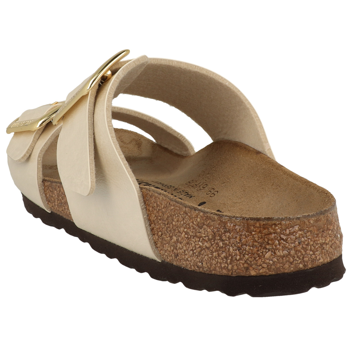 Birkenstock Sydney Cushion Buckle Birko-Flor Graceful Sandale schmal weiss