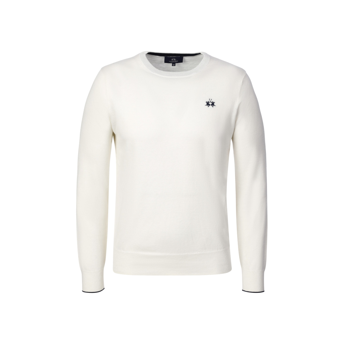 La Martina MCS010 Pullover weiss