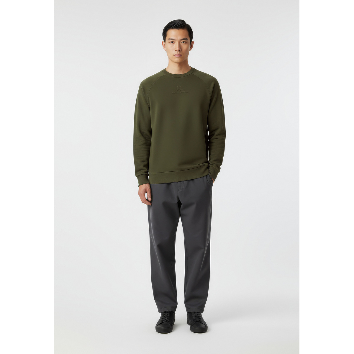 KARL LAGERFELD 705007 Sweatshirt dunkelgruen