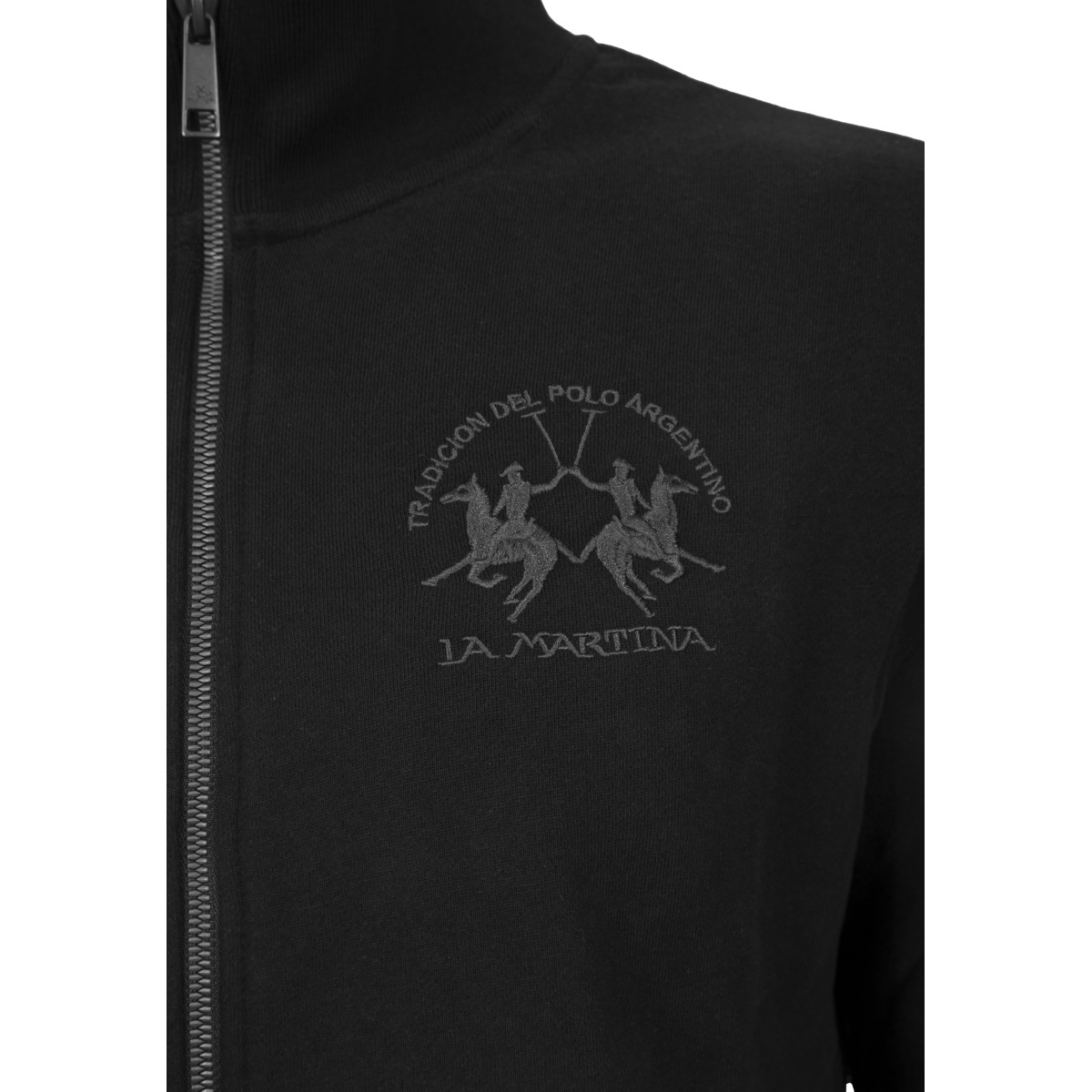 La Martina MBF301 Sweatjacke schwarz