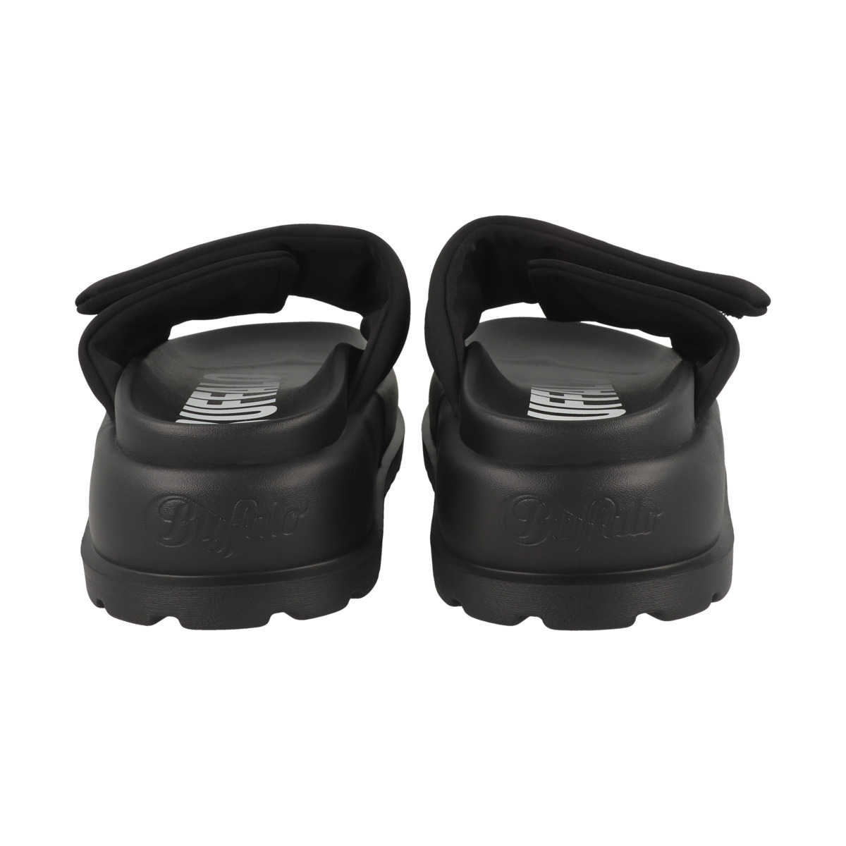 Buffalo Palma Velcro Pantolette schwarz