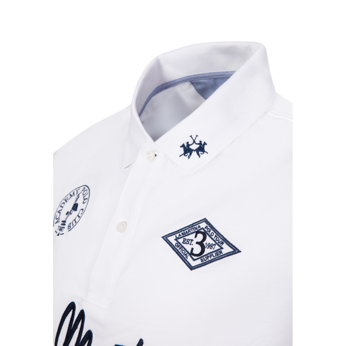 La Martina MCP301 Poloshirt weiss