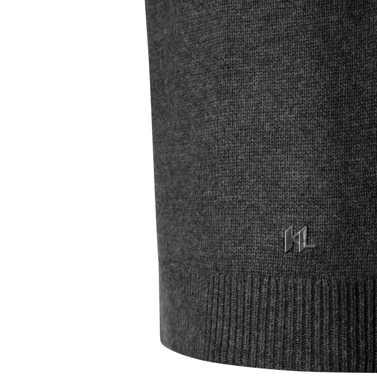 KARL LAGERFELD 655026 Strickpullover dunkelgrau