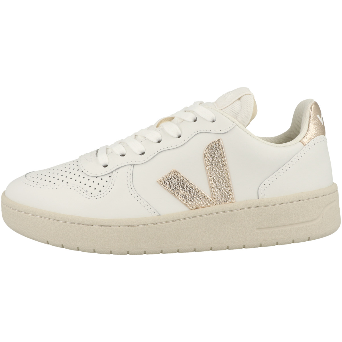 VEJA V-10 Leather Sneaker low weiss