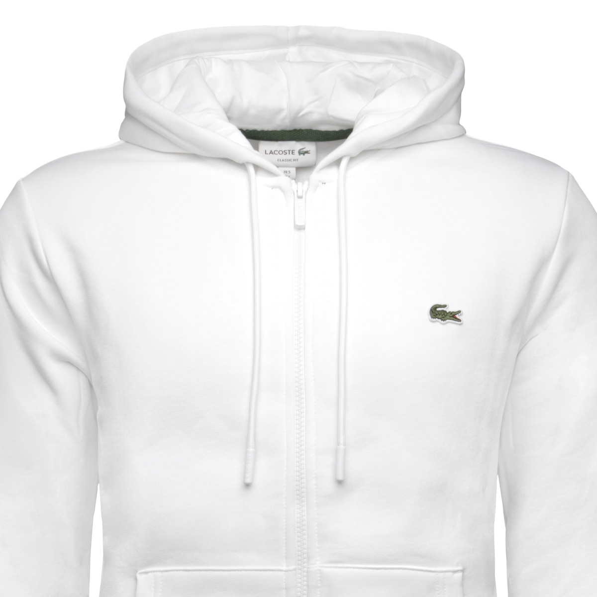 Lacoste SH9626 Kapuzenjacke weiss