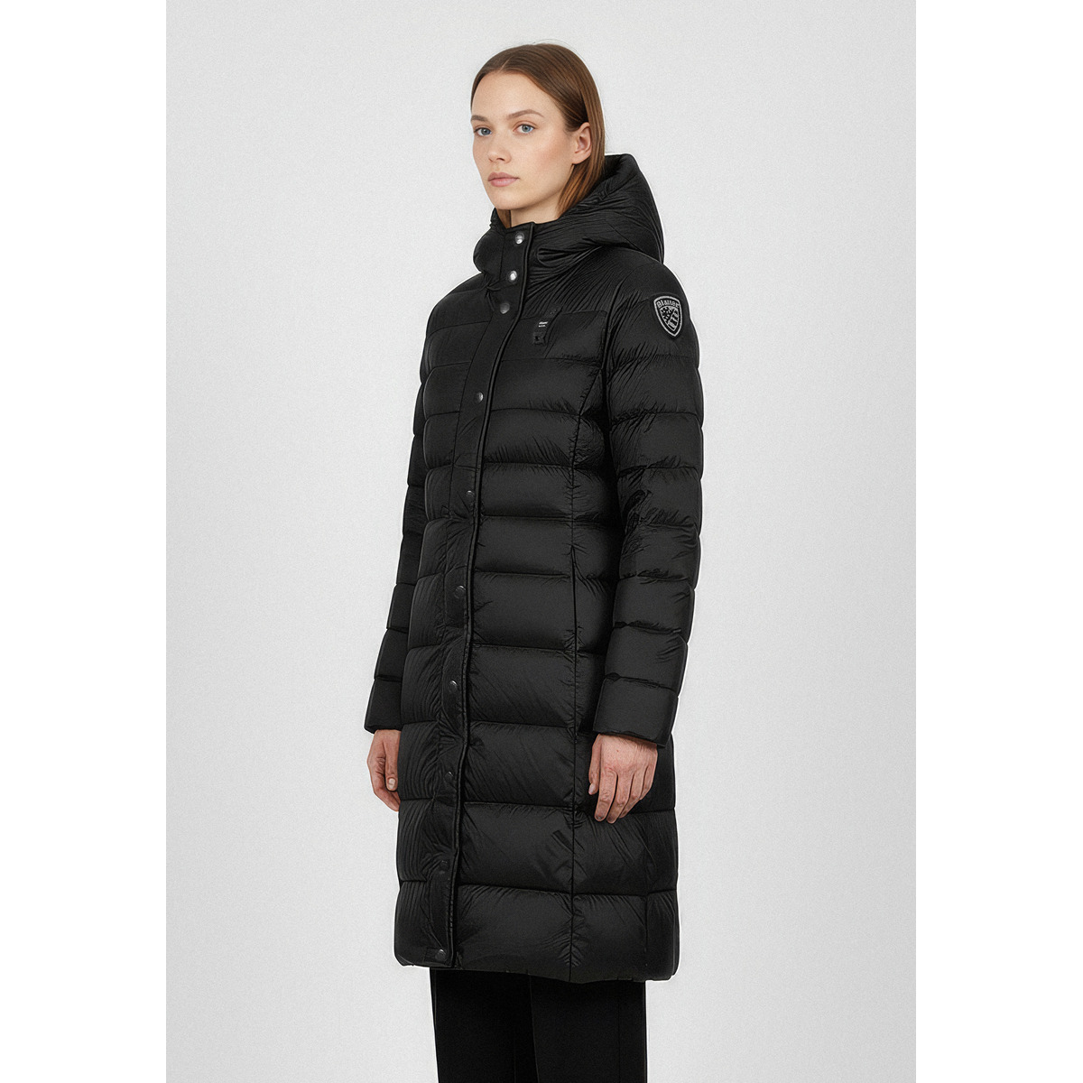 Blauer Anita Daunenjacke schwarz