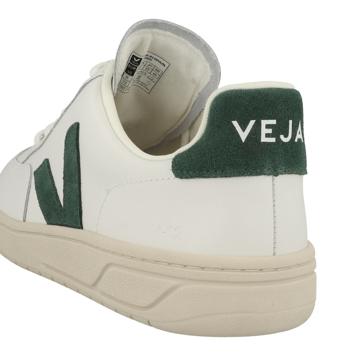 VEJA V-12 Leather Sneaker low weiss