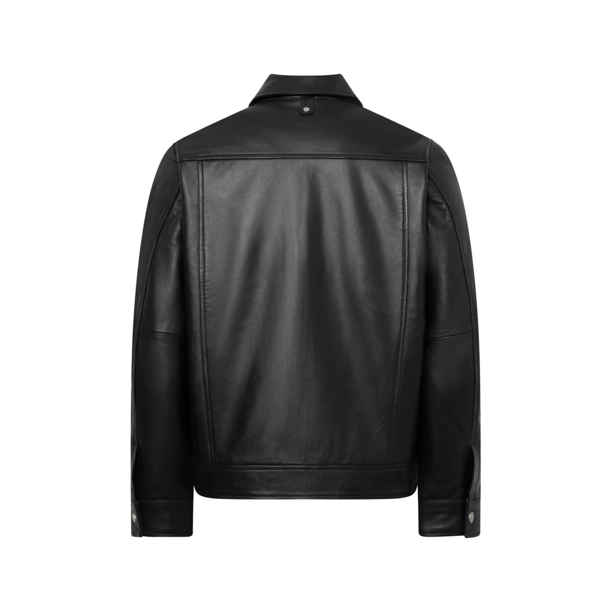 Bolongaro Trevor Felix Trucker Lederjacke schwarz