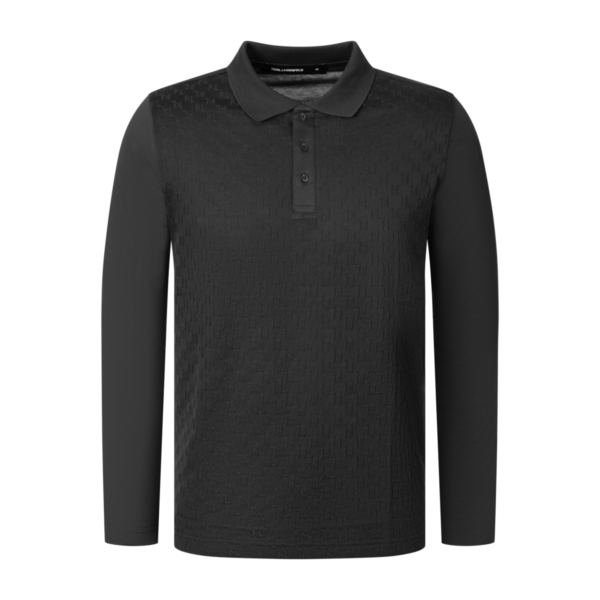 KARL LAGERFELD 745007 Langarmshirt schwarz