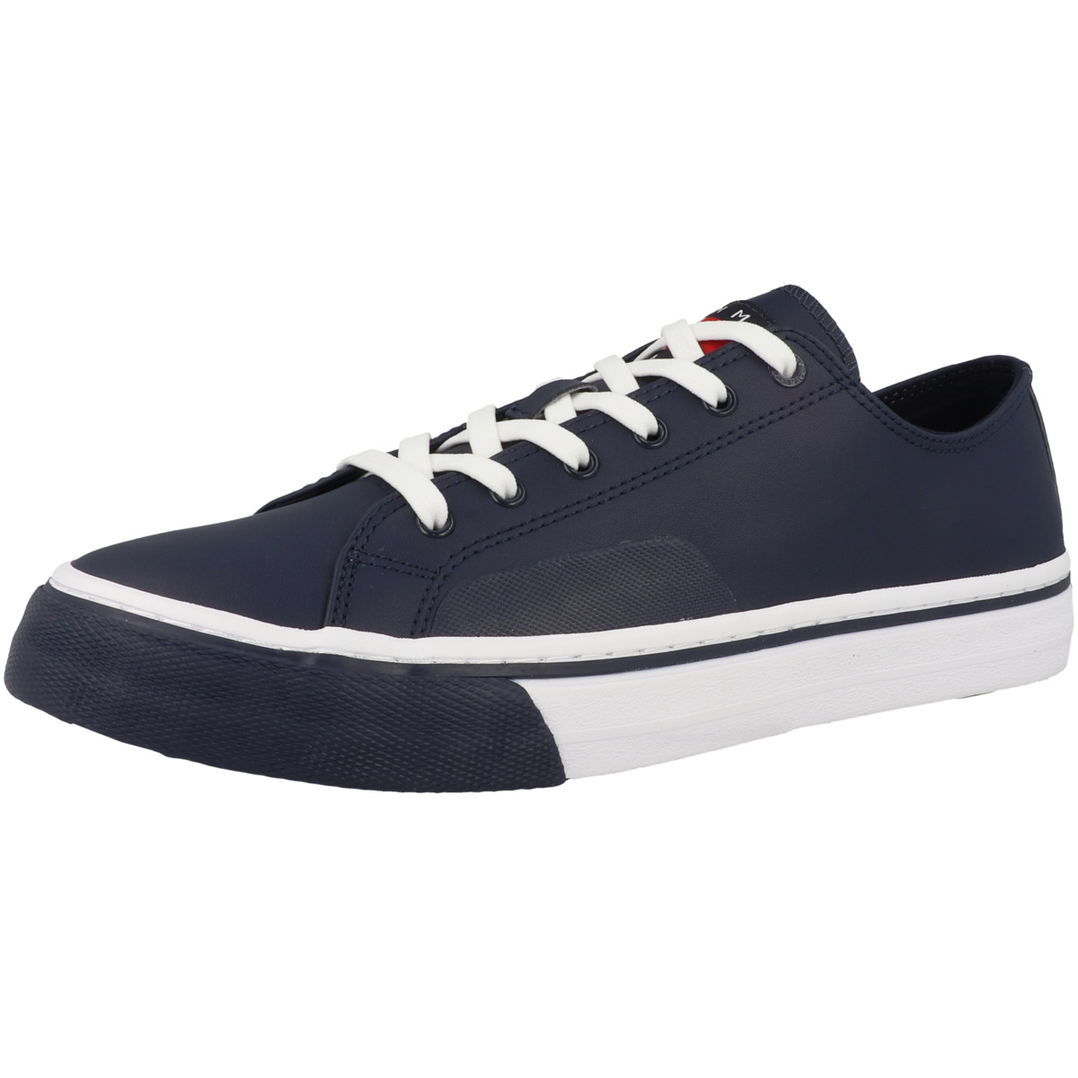 Tommy Hilfiger Tommy Jeans Mens Leather Vulc Sneaker blau