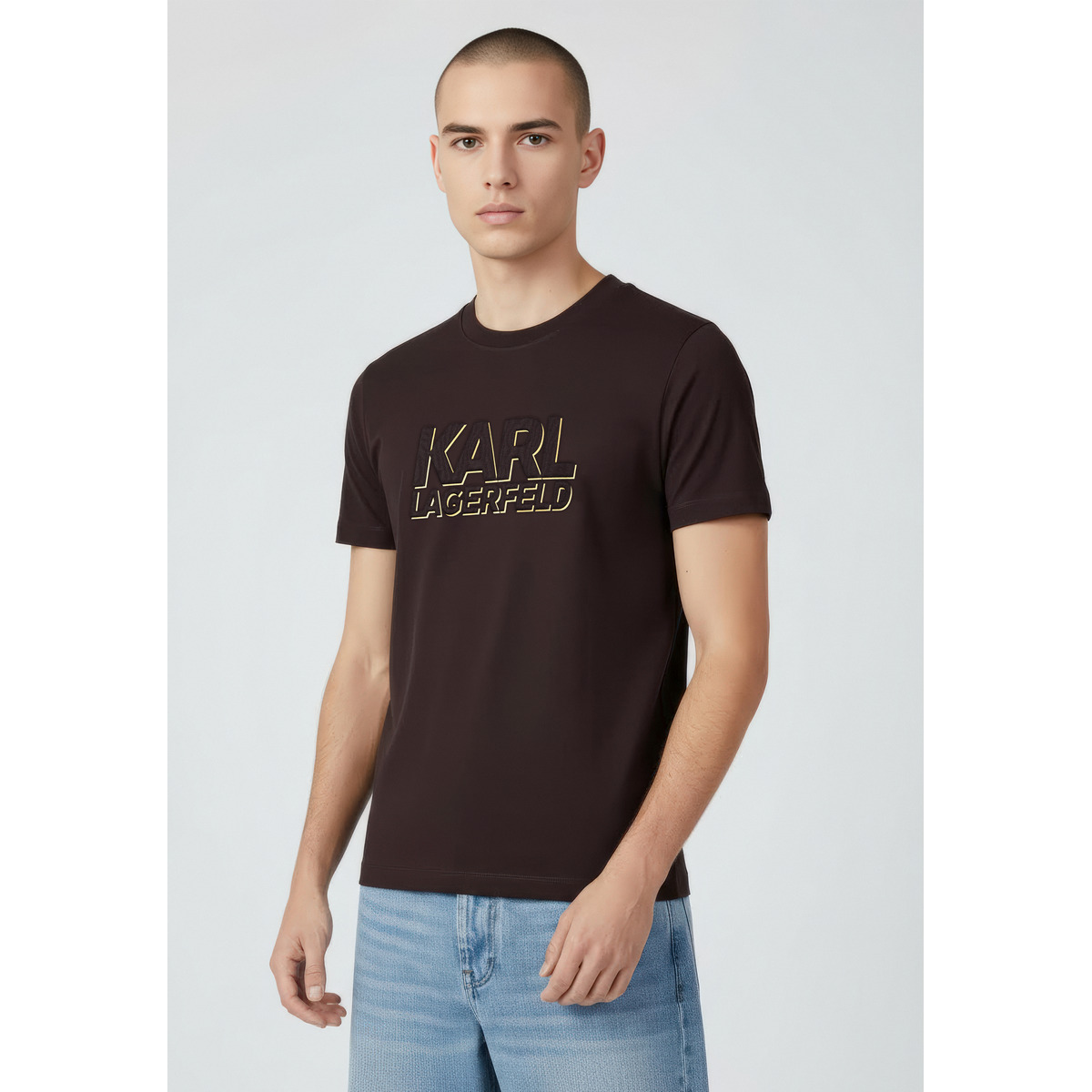 KARL LAGERFELD 755060 T-Shirt dunkelbraun