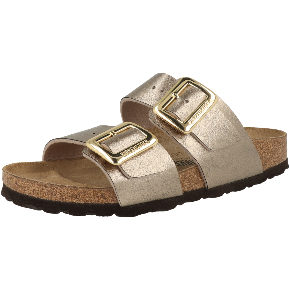 Birkenstock Sydney Cushion Buckle Birko-Flor Graceful Sandale schmal braun