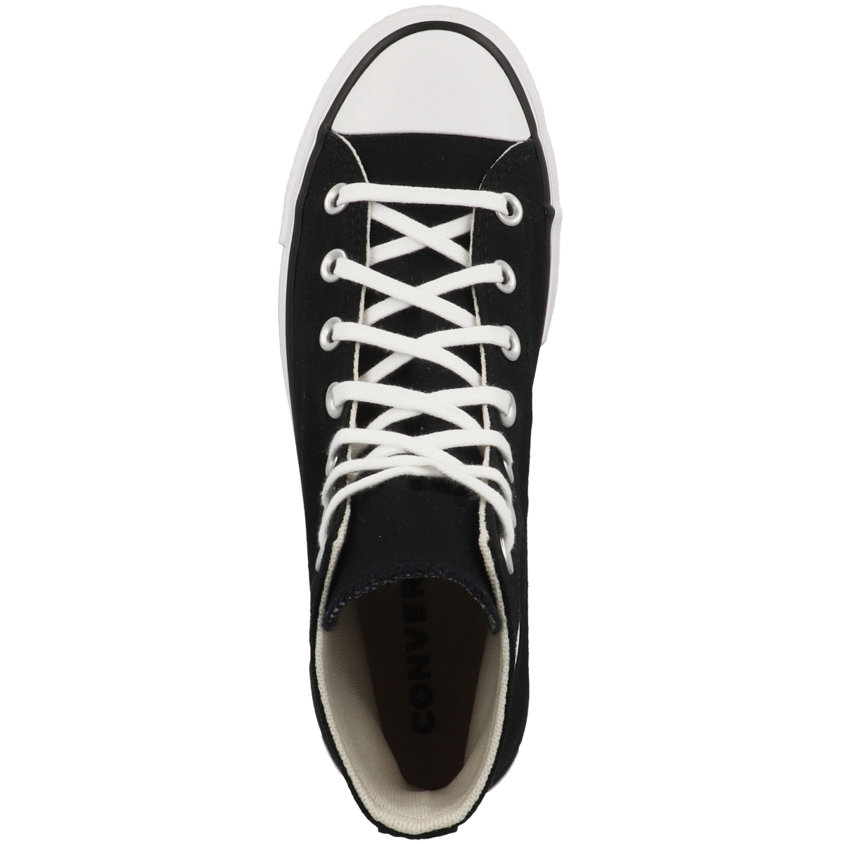 Converse Chuck Taylor All Star Canvas Platform High Sneaker schwarz
