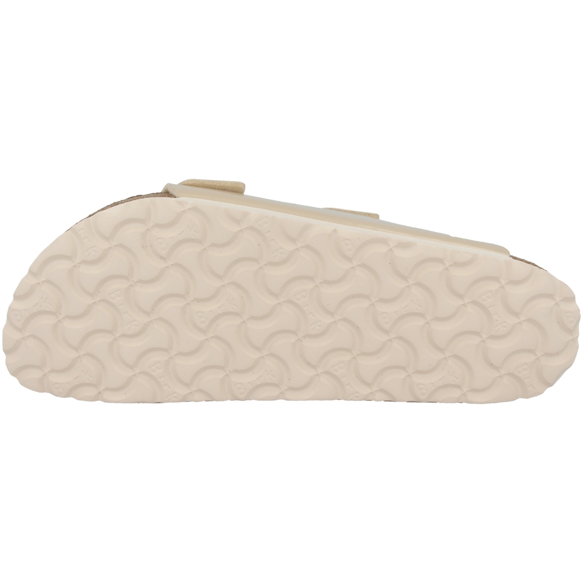 Birkenstock Arizona Birko-Flor Lack Sandale schmal beige
