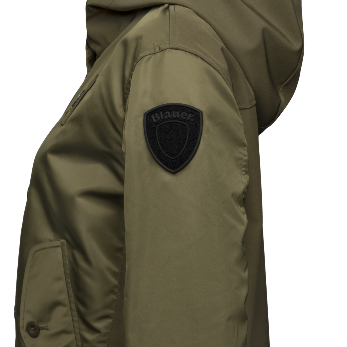 Blauer Marcella Übergangsjacke dunkelgruen